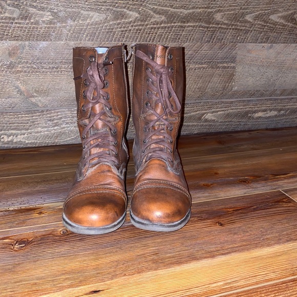 Steve Madden Combat Boots - Picture 2 of 6